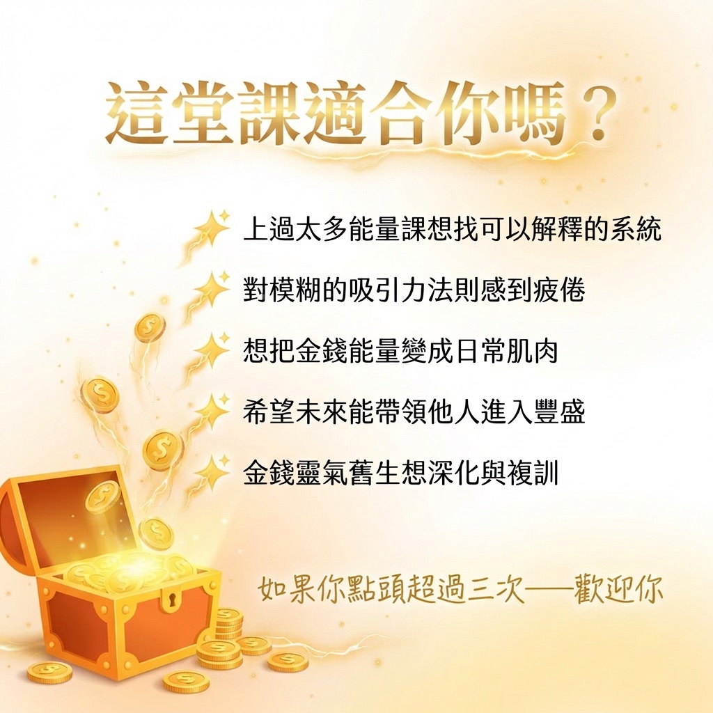 這堂課適合你嗎