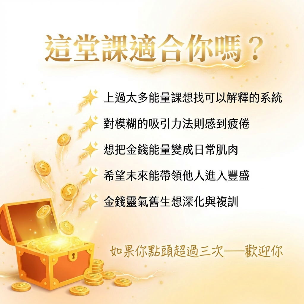 這堂課適合你嗎