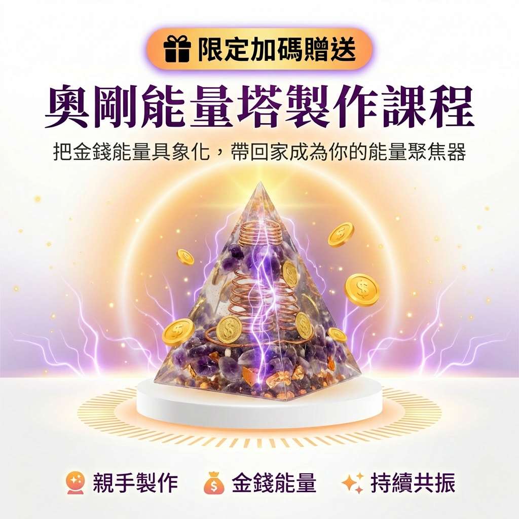 限定加碼贈送｜奧剛能量塔製作課程